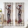 African Window Premium Curtains Home Decor Gifts FHC1413