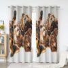 Bear Window Premium Curtains Home Decor Gifts FHC1532
