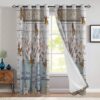 Butterfly Window Premium Curtains Home Decor Gifts FHC1428