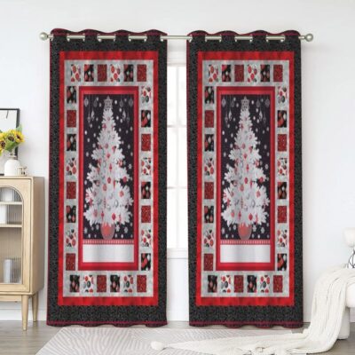 Christmas Window Premium Curtains Home Decor Gifts FHC1528