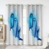 Dolphin Window Premium Curtains Home Decor Gifts FHC1215