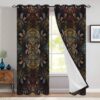 Fractal Window Premium Curtains Home Decor Gifts FHC1364