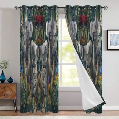 Koala Window Premium Curtains Home Decor Gifts FHC1391