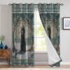 Labrador Window Premium Curtains Home Decor Gifts FHC1611