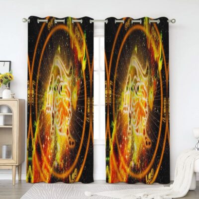 Leo Window Premium Curtains Home Decor Gifts FHC1316