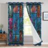 Octopus Window Premium Curtains Home Decor Gifts FHC1387
