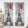 Paris Window Premium Curtains Home Decor Gifts FHC1046