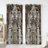 Steampunk Window Premium Curtains Home Decor Gifts FHC1363