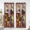Train Window Premium Curtains Home Decor Gifts FHC1555