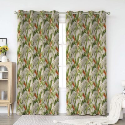 Tropical Window Premium Curtains Home Decor Gifts FHC1265