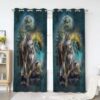 Wolf Window Premium Curtains Home Decor Gifts FHC1203